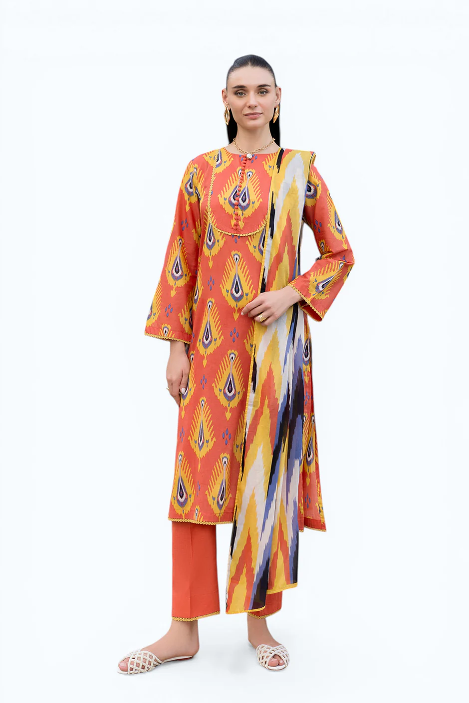 Gul Ahmed Printed Lawn Collection - Image 16