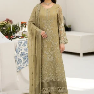 Araish Luxury Chiffon Olive