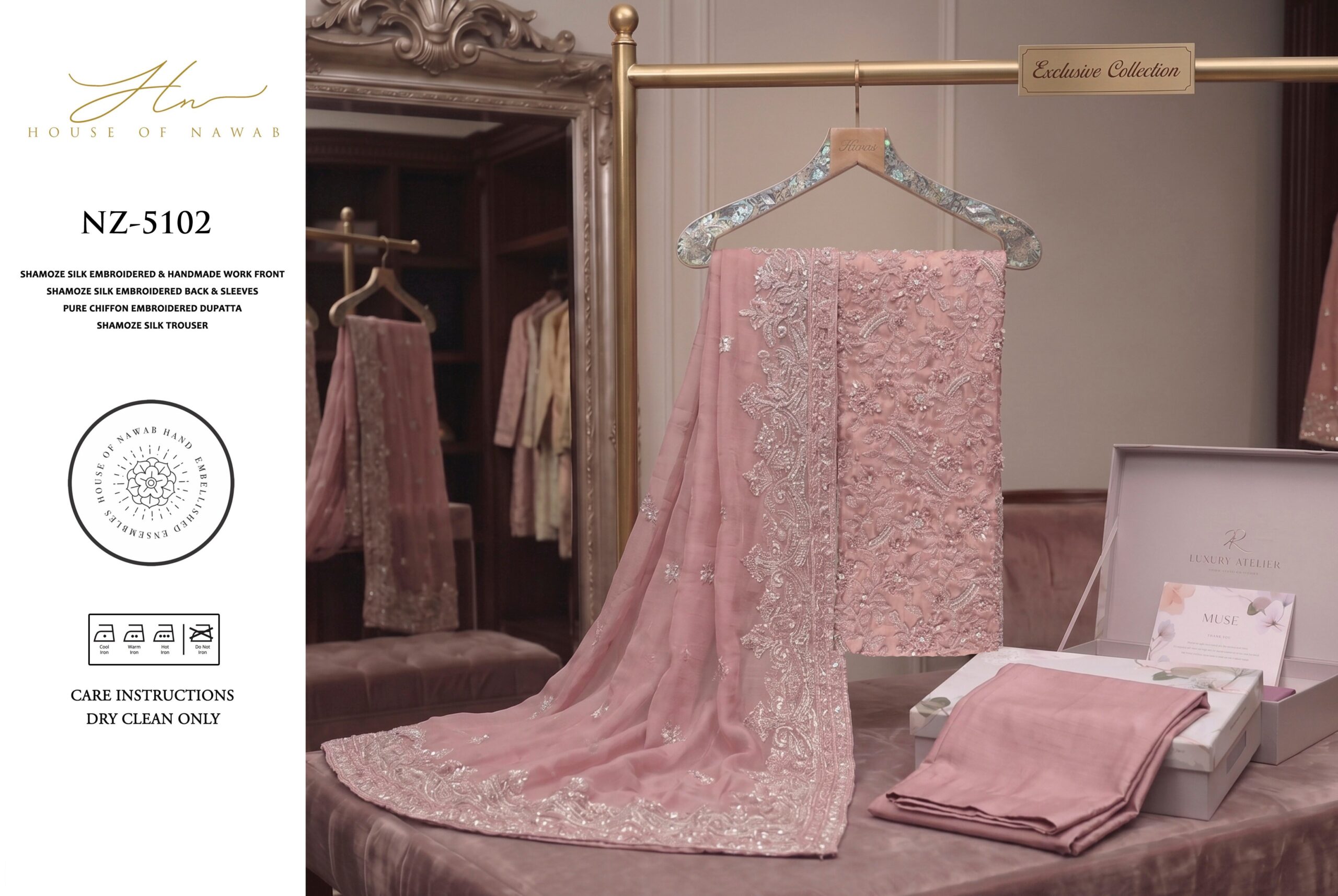 Shamoze Silk Embroidered NZ-5102