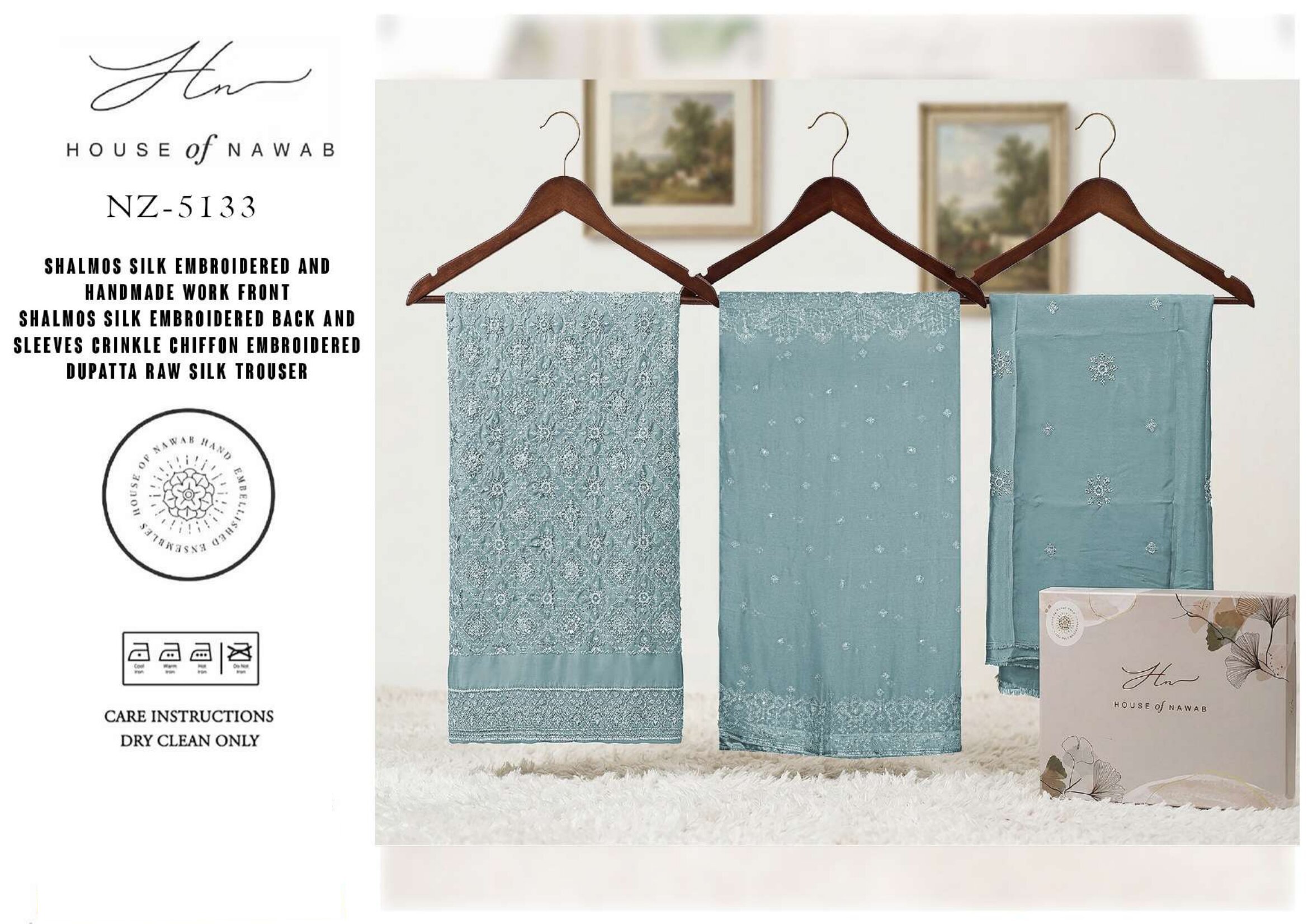 Shamoze Silk Embroidered NZ-5133