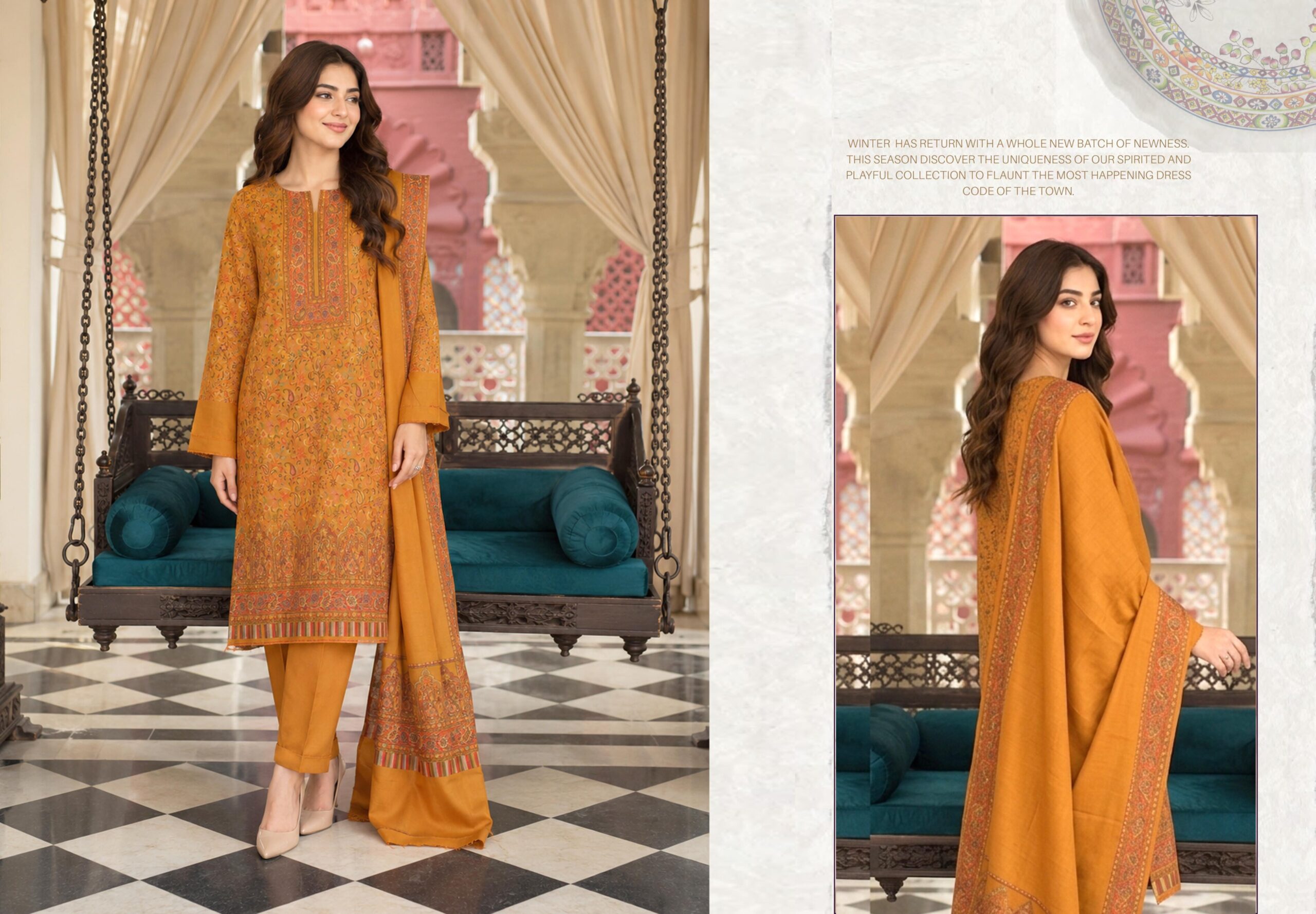 Shaista Kani wool Jacquard Baroshi a Collection Design 71 - Image 4