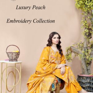 Shaista Luxury Peach Embroidery SH-399