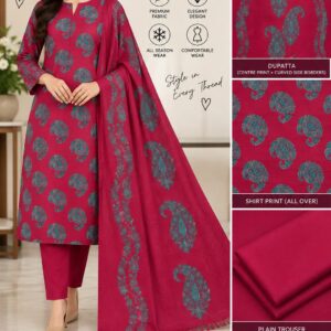 Printed Cotry Marina With Wool Shawl