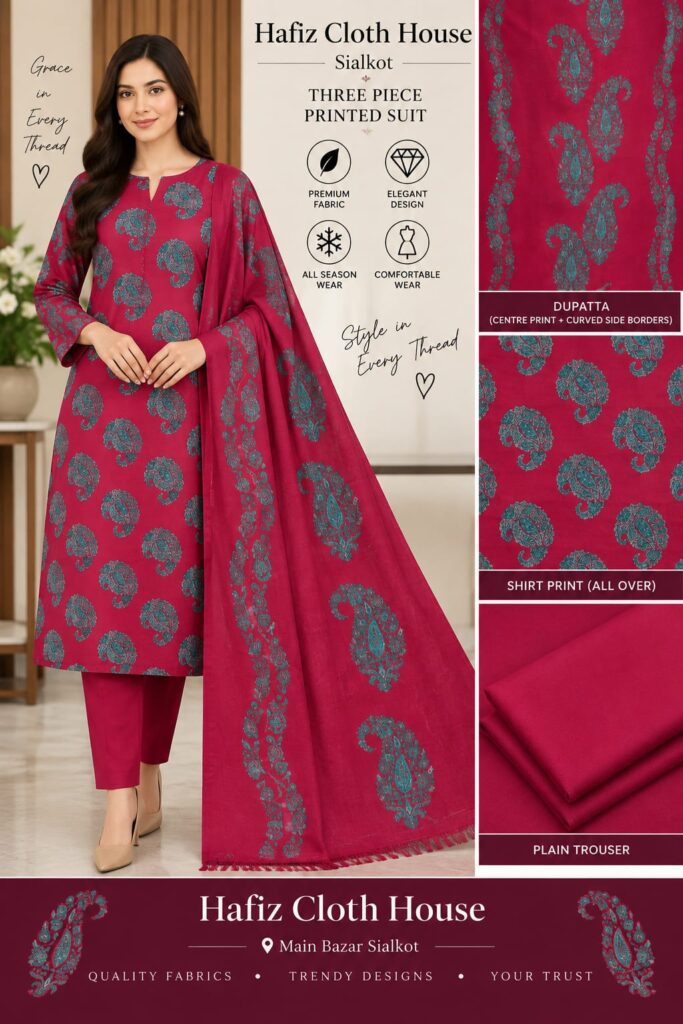 Printed Cotry Marina With Wool Shawl