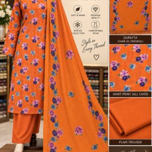Printed Cotry Marina With Wool Shawl
